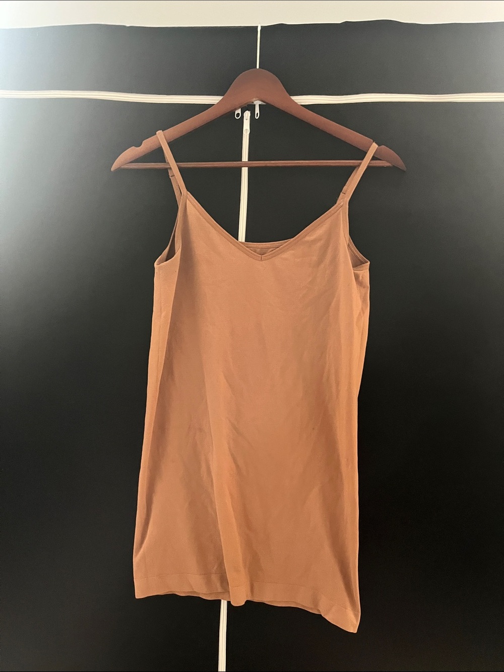 Women's Lightweight Tank Dress - Rust Brown